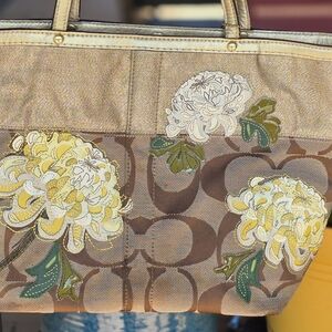 Vintage "Chrysanthemum" Coach Bag